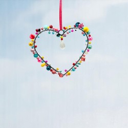 Dekoration Funkel Herz 10 Spring
