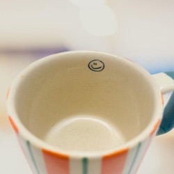 Tasse S stripe orange