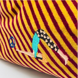 Kosmetiktasche Yoga L plum orange