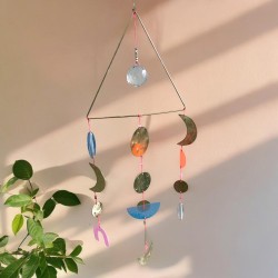 Dekoration mobile triangle crystal