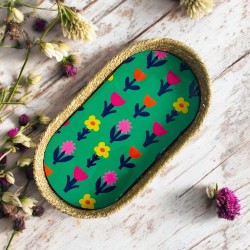 Korbschale Seegrass Flower color