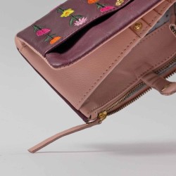 Portemonnaie Leder Patchouli HK plum