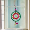Dekoration Funkel green Circle Ornament