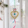 Dekoration Funkel gold heart Ornament