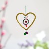 Dekoration Funkel heart Ornament gold 10