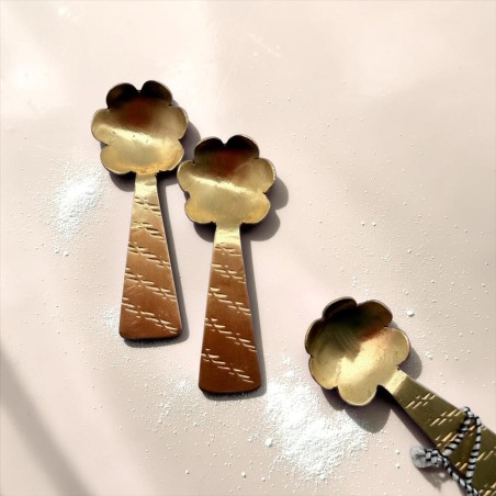Löffel Mini Brass Flower