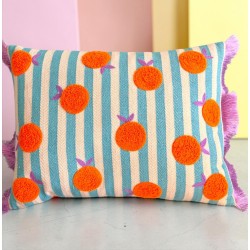 Kissenhülle Woven Stripe Orange 3040