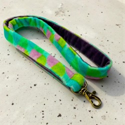 Schlüsselband Lanyard Waves green