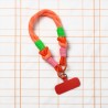 Schlüsselband/ Handyband Woven Diagonal orange