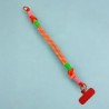 Schlüsselband/ Handyband Woven Diagonal orange