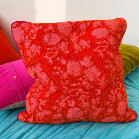 Kissenhülle Cross Stitch brilliant orange 5050