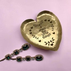 Minischale Heart Brass little things