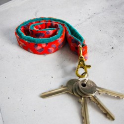 Schlüsselband Lanyard Leo orange