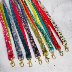 Schlüsselband Lanyard Leo brown