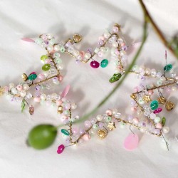 Dekoration FUNKEL kleiner Stern pastell