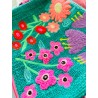 Täschchen zip Flowergarden mint