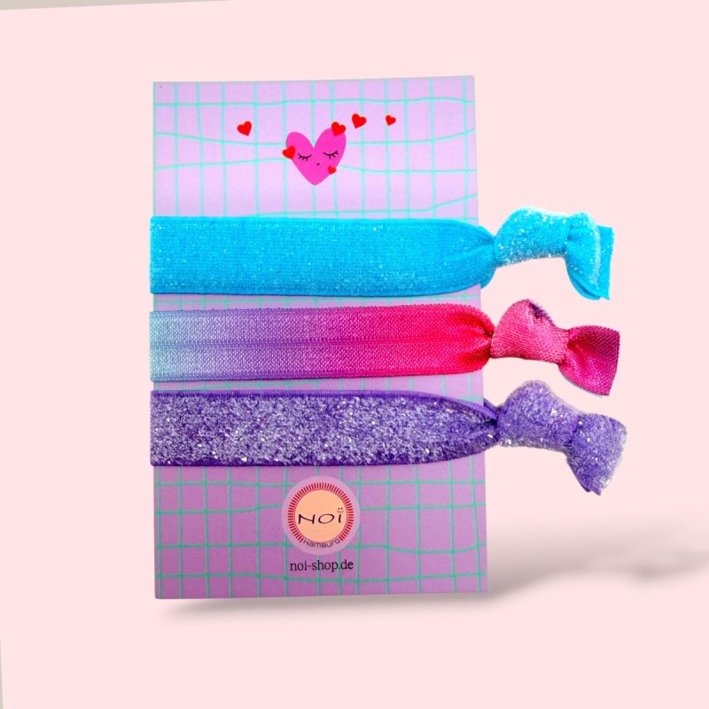 Haargummi/ Armband rainbow col4