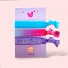 Haargummi/ Armband rainbow col4