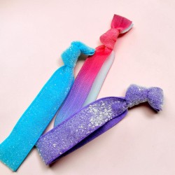 Haargummi/ Armband rainbow col4