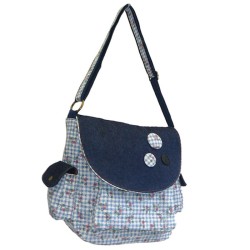 Umhängetasche- Caria lg blue