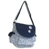 Umhängetasche- Caria lg blue