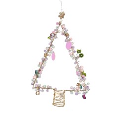 Dekoration FUNKEL Tannenbaum pastell