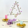 Dekoration FUNKEL Tannenbaum pastell