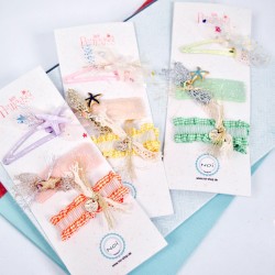 Haarclips Button Set3