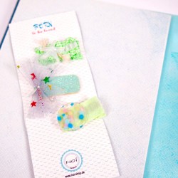 Haarclips Button Set3