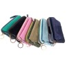 Portemonnaie Mini zip BUBBLE suede teal