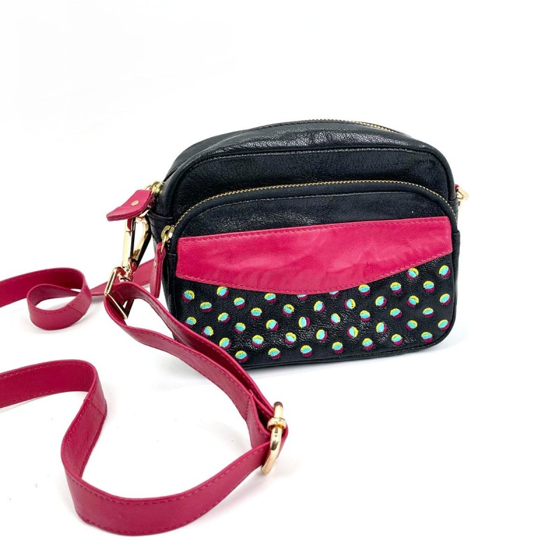 Tasche/Gürteltasche Doubledot black