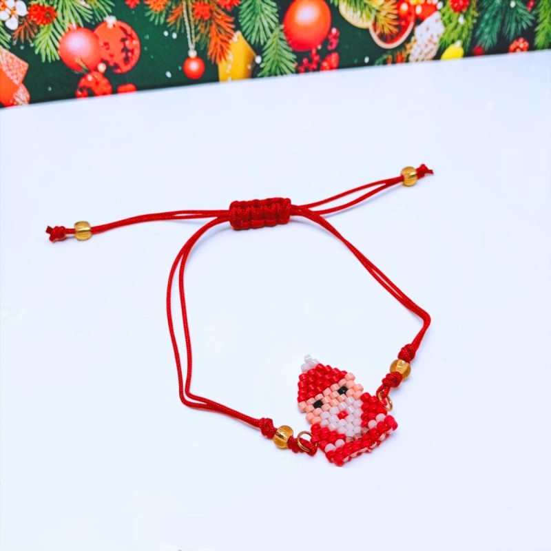Armband Beads Xmas st claus