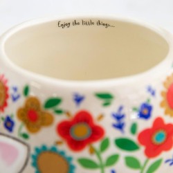 Tasse Folk Art Hedgehog Igel
