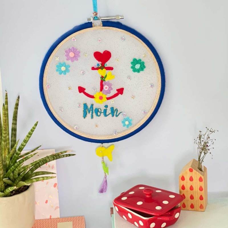 Wanddekoration Frame MOIN Anker