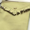 Handytäschchen Leder Basic goldmetallic