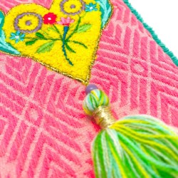 Handytäschchen Folk Heart