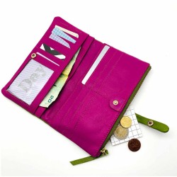 Portemonnaie Flowerdot HK kiwi