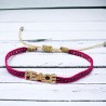 Armband Woven Tape Peace