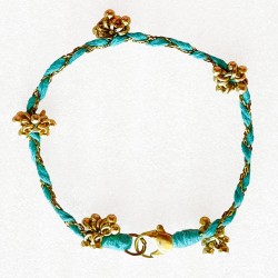 Armband HOT Beadknot sky