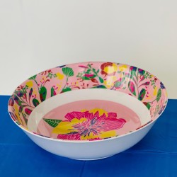 Flache Schale/ Teller Melamin FL Bloom