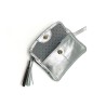 Portemonnaie Mini Zip Cardholder Metallic silver