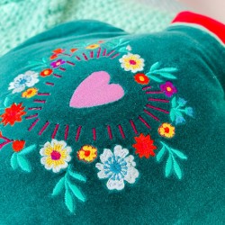 Wärmflasche Herz Flowercircle dkocean