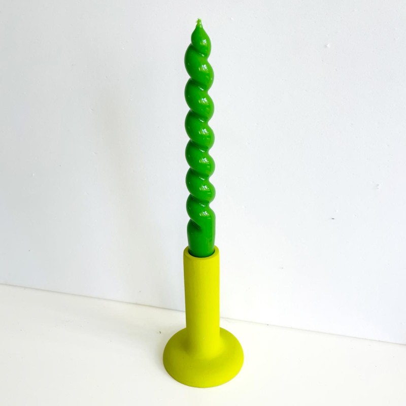 Kerzenhalter concrete tube lime