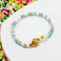 Armband Shiny Flower elastic