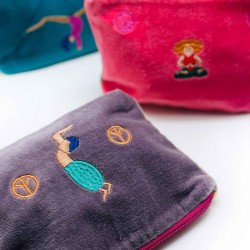 Täschchen Yoga smaragd