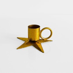 Kerzenhalter Sparkle gold Star