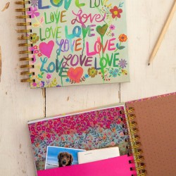 Notizbuch Spirale LOVE