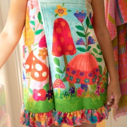Shower Body Towel Wrap - Mushroom- S/M-sale