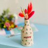 Vase Bud Keramik cherry