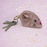 Schlüsseltäschchen Cashmouse Leder ltpink hearts